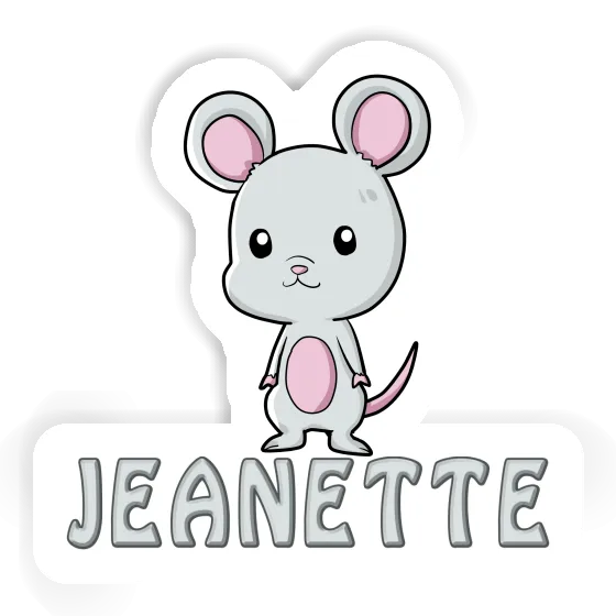 Jeanette Sticker Mouse Notebook Image