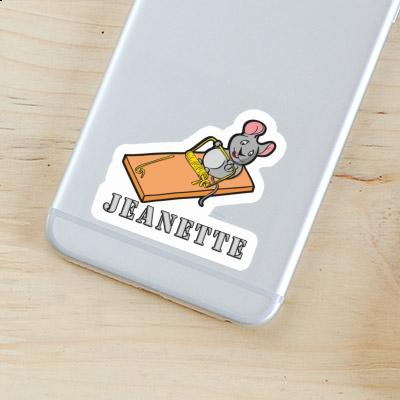 Fitness Mouse Sticker Jeanette Notebook Image