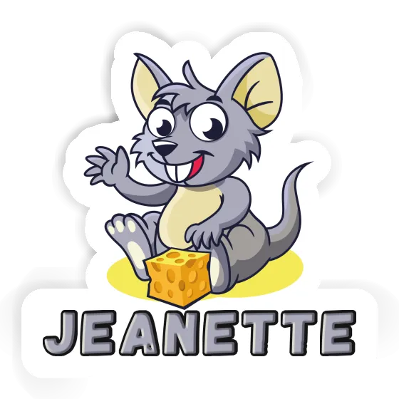 Sticker Jeanette Mouse Notebook Image