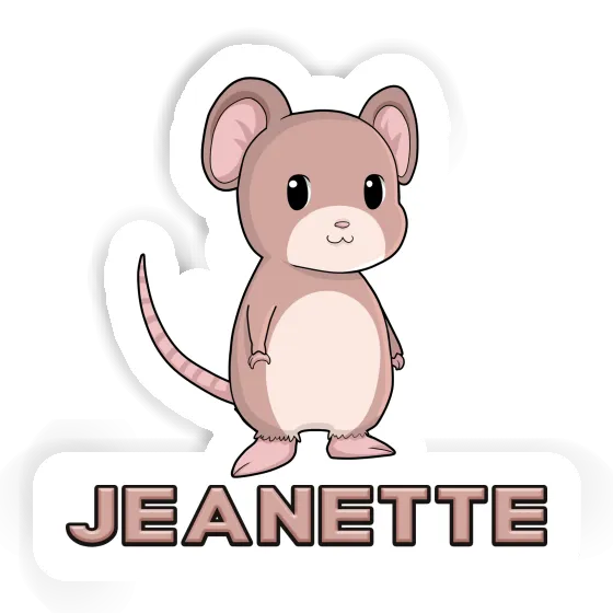 Sticker Jeanette Mouse Notebook Image