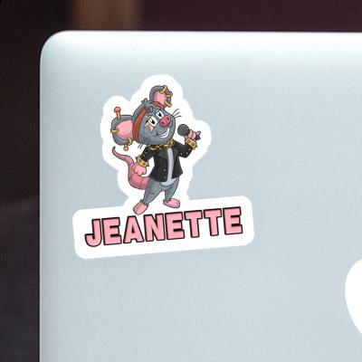 Singer Sticker Jeanette Notebook Image