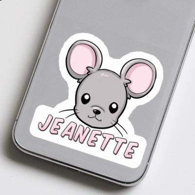 Mousehead Sticker Jeanette Image