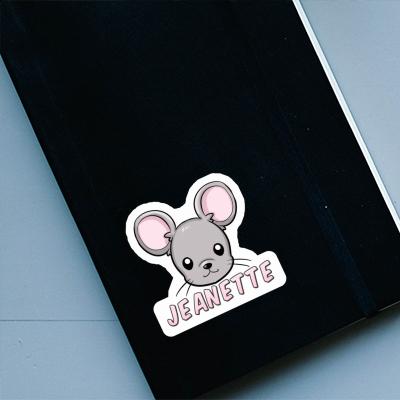 Mousehead Sticker Jeanette Notebook Image