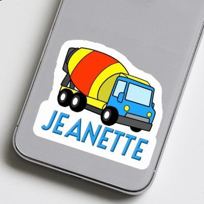 Jeanette Autocollant Camion malaxeur Gift package Image