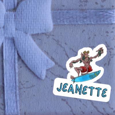 Surfer Sticker Jeanette Image