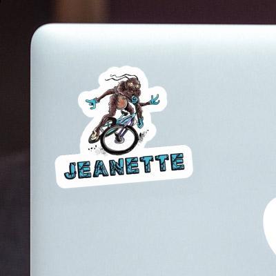 Jeanette Sticker Biker Image