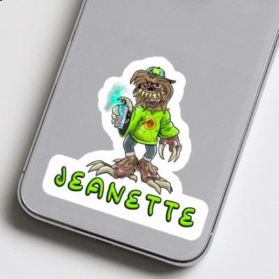 Jeanette Sticker Sprayer Notebook Image