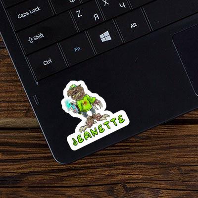 Jeanette Sticker Sprayer Laptop Image