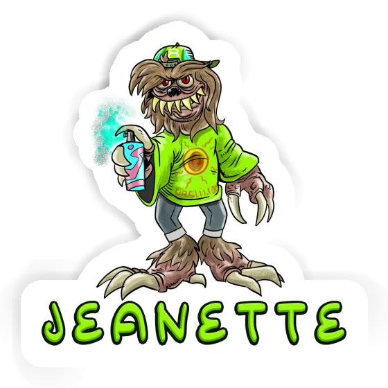 Monster Sticker Jeanette Image