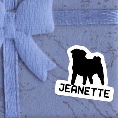 Sticker Pug Jeanette Gift package Image