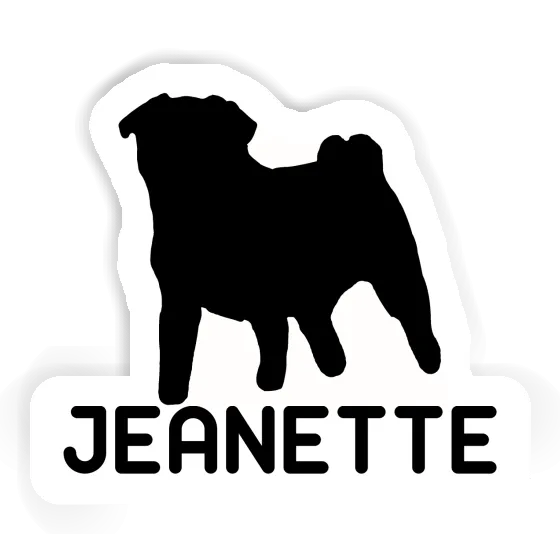 Sticker Pug Jeanette Image