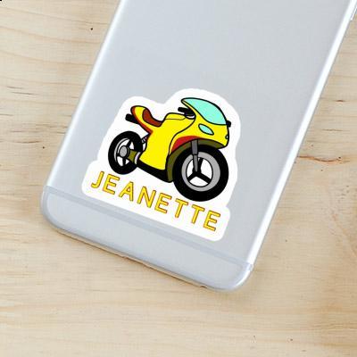 Sticker Motorcycle Jeanette Image