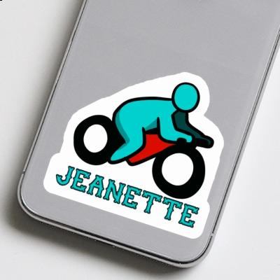 Motorbike Driver Sticker Jeanette Gift package Image