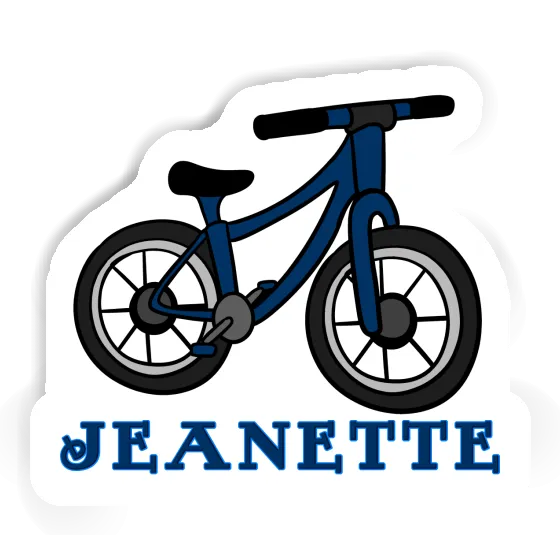 Bicycle Sticker Jeanette Laptop Image