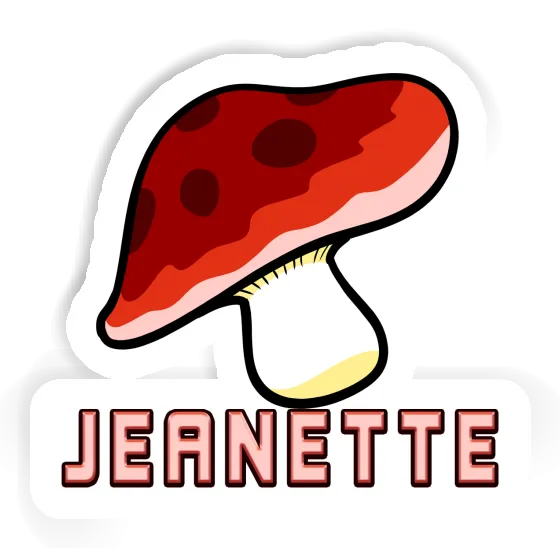 Sticker Jeanette Toadstool Laptop Image