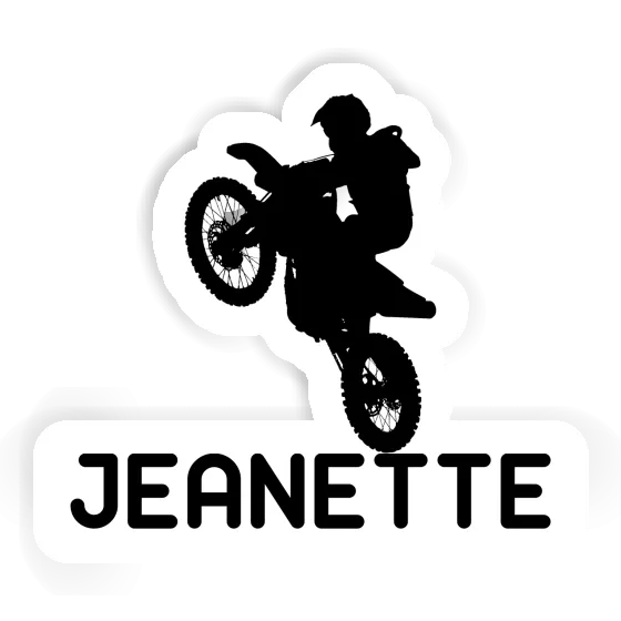 Sticker Motocross Rider Jeanette Gift package Image