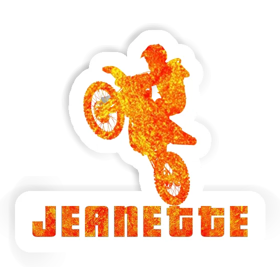 Sticker Motocross Rider Jeanette Gift package Image