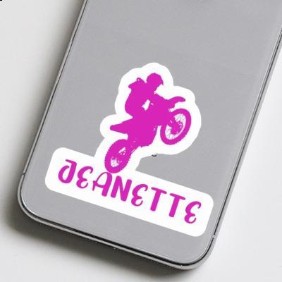 Sticker Motocross Rider Jeanette Image