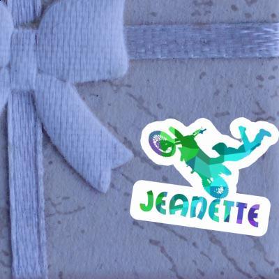 Sticker Motocross Rider Jeanette Image