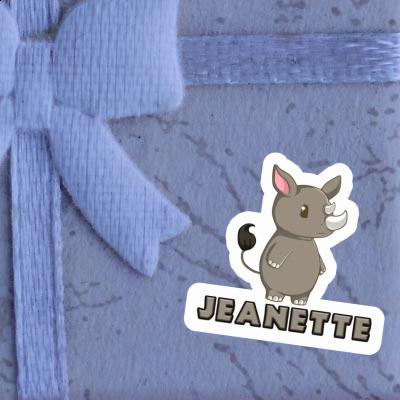 Rhinoceros Sticker Jeanette Gift package Image