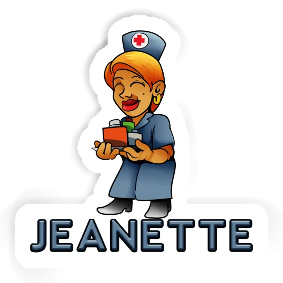 Jeanette Sticker Orderly Notebook Image