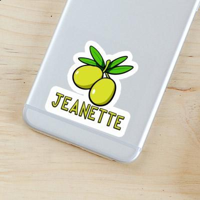 Jeanette Sticker Olive Gift package Image