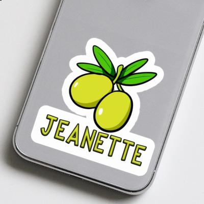 Jeanette Sticker Olive Gift package Image