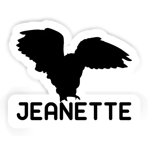 Sticker Owl Jeanette Laptop Image