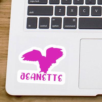 Sticker Eule Jeanette Laptop Image