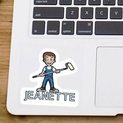 Autocollant Jeanette Peintre Laptop Image