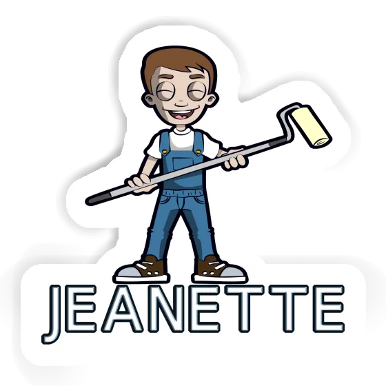 Jeanette Sticker Painter Laptop Image