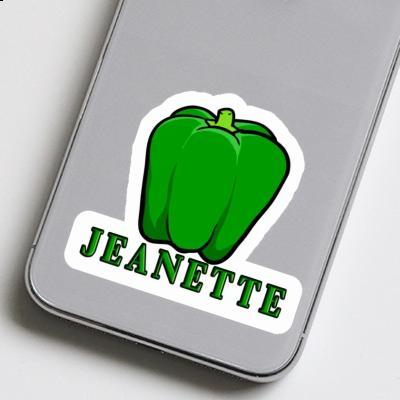 Sticker Jeanette Paprika Image