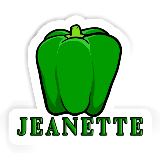 Sticker Jeanette Paprika Notebook Image