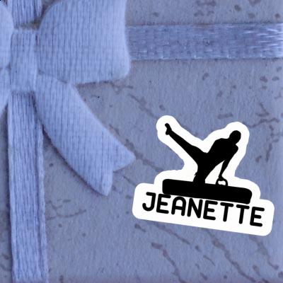 Gymnast Sticker Jeanette Image