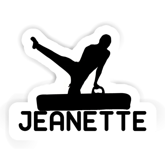 Gymnast Sticker Jeanette Image