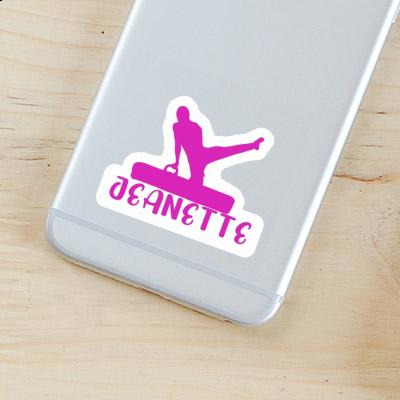 Sticker Jeanette Gymnast Gift package Image