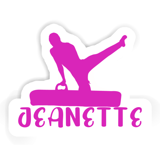 Sticker Jeanette Gymnast Laptop Image