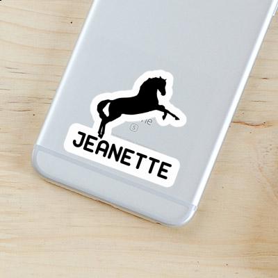 Horse Sticker Jeanette Notebook Image