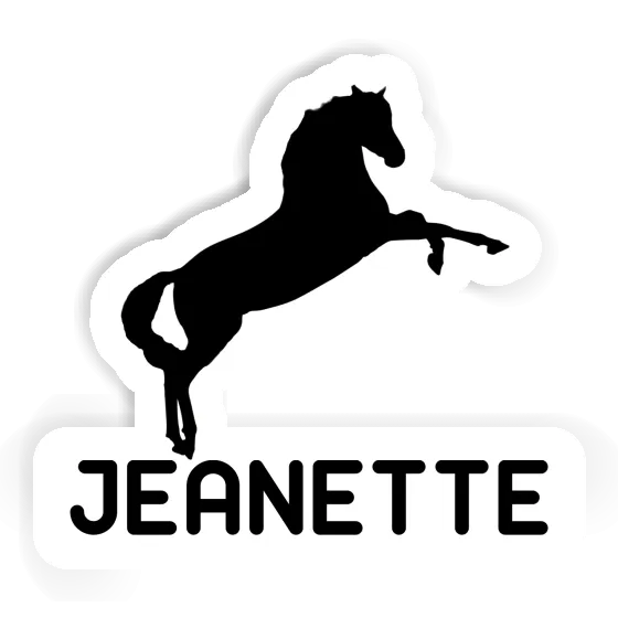 Horse Sticker Jeanette Image