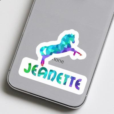 Aufkleber Pferd Jeanette Image