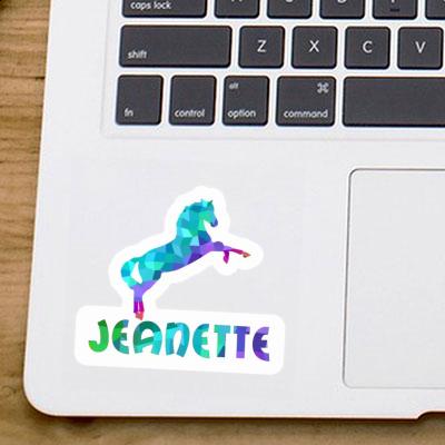 Jeanette Sticker Horse Laptop Image