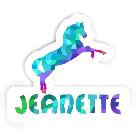 Jeanette Sticker Horse Image