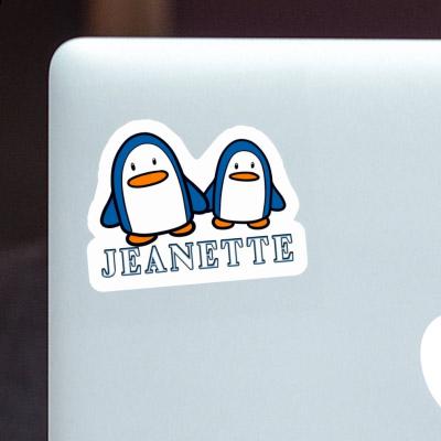 Aufkleber Pinguin Jeanette Laptop Image