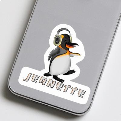 Sticker Music Penguin Jeanette Notebook Image