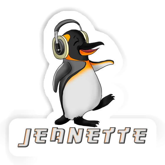 Sticker Music Penguin Jeanette Image