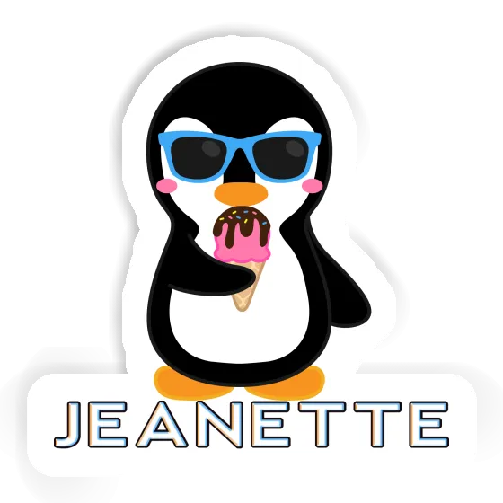 Sticker Penguin Jeanette Laptop Image