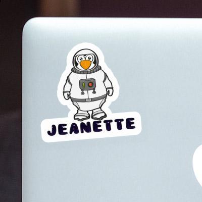 Sticker Astronaut Jeanette Notebook Image