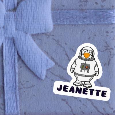 Sticker Astronaut Jeanette Laptop Image