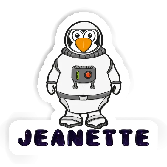 Sticker Astronaut Jeanette Gift package Image