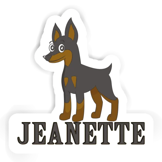 Jeanette Sticker Pinscher Notebook Image